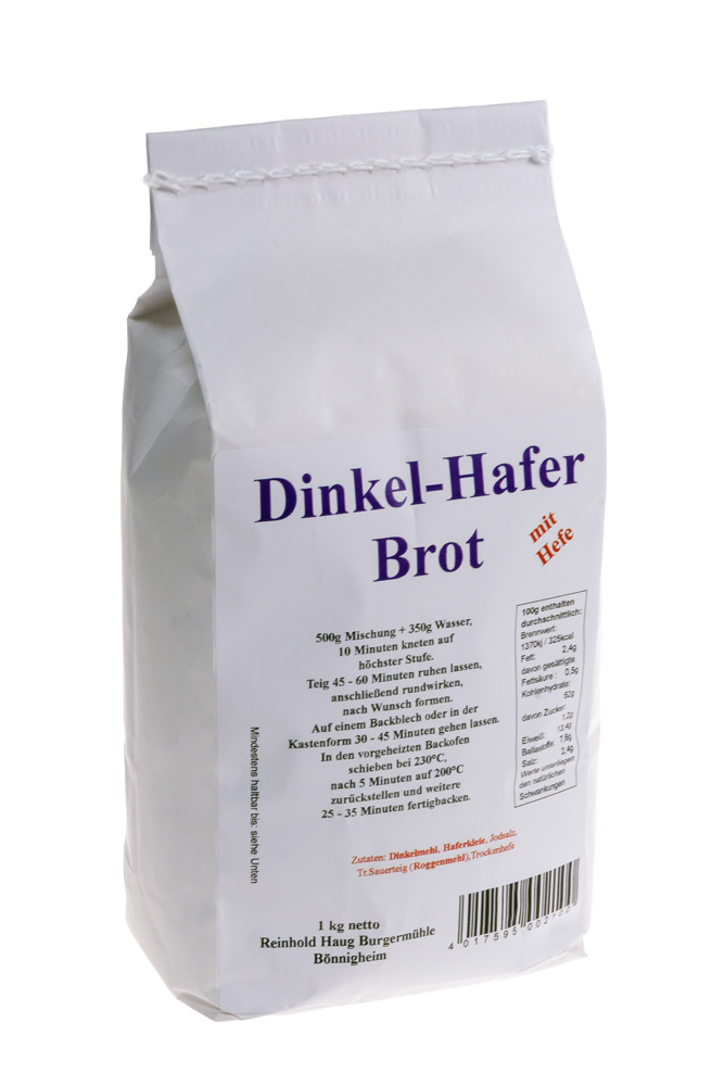Dinkel-Hafer Brot